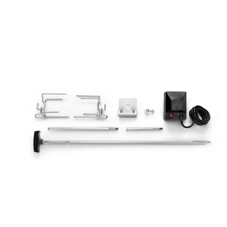 Rotisserie Kit for Rogue Grills disassembled top view