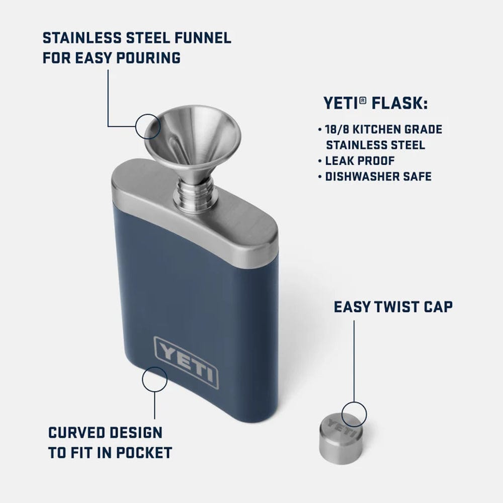 YETI Flask navy specifications