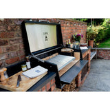 FLAMERY Large Asado Grill Built-in outdoors