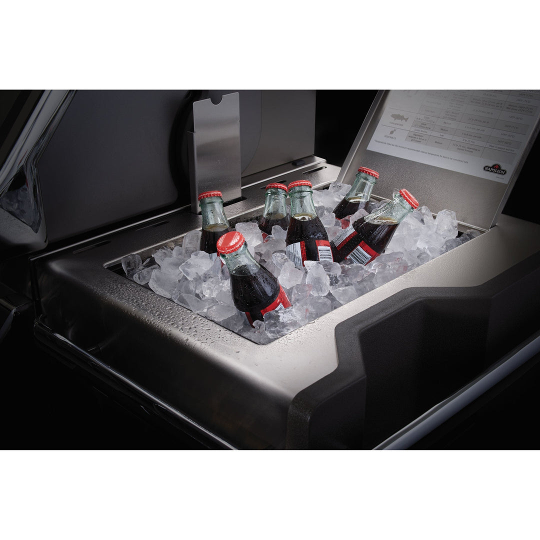 Napoleon Prestige PRO 825 RSBI with drinks cooling in ice bucket