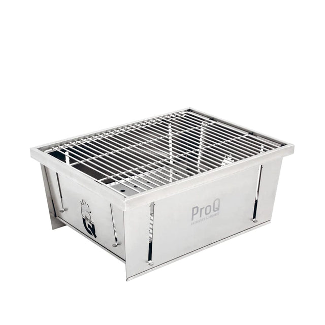 Fold-Flat Portable Charcoal BBQ