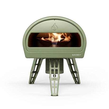 Roccbox Portable Pizza Oven fire in oven