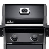 Napoleon Rogue 365 2-Burner Gas Grill knobs and lid with thermostat