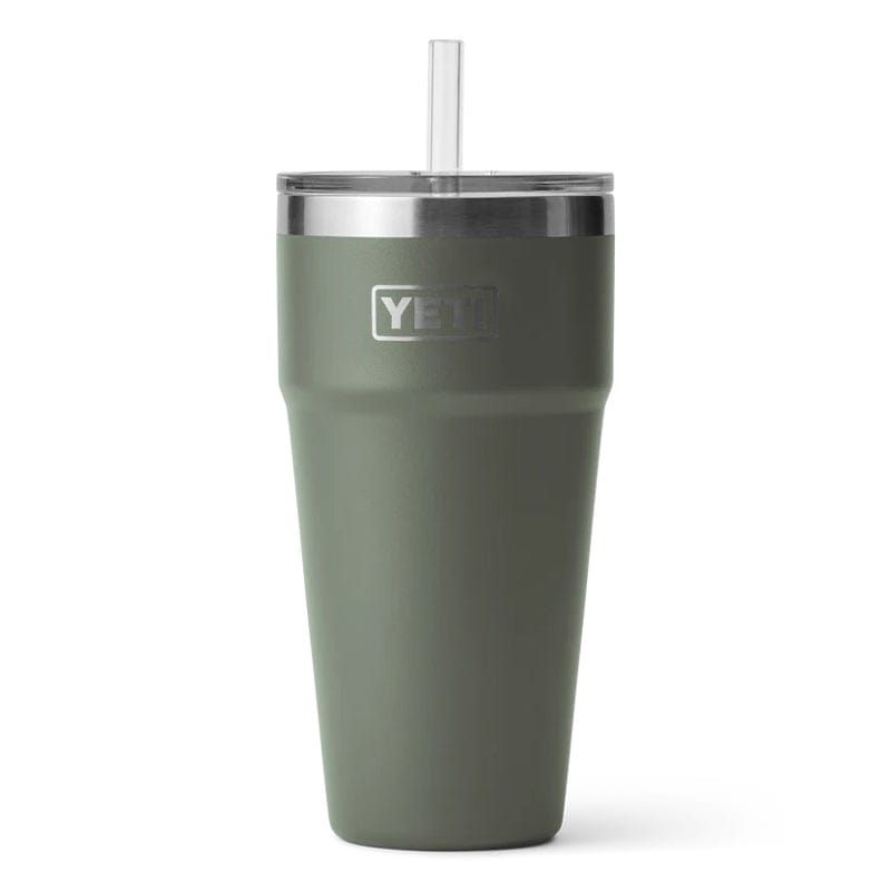 YETI - Rambler® 26oz (760 ml) Straw Cup| Camp Green & Red