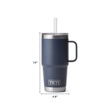 YETI - Rambler 25oz (710ml) Straw Mug (Various Colours)