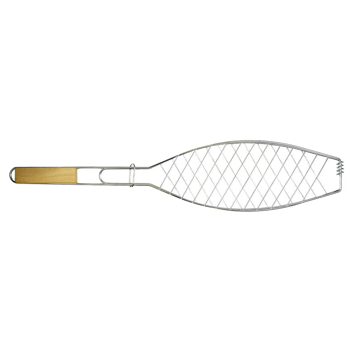 Stainless Steel Fish Grilling Holder Basket bottom view