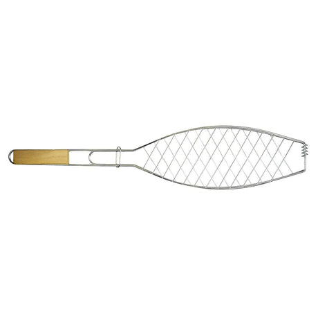 Stainless Steel Fish Grilling Holder Basket bottom view