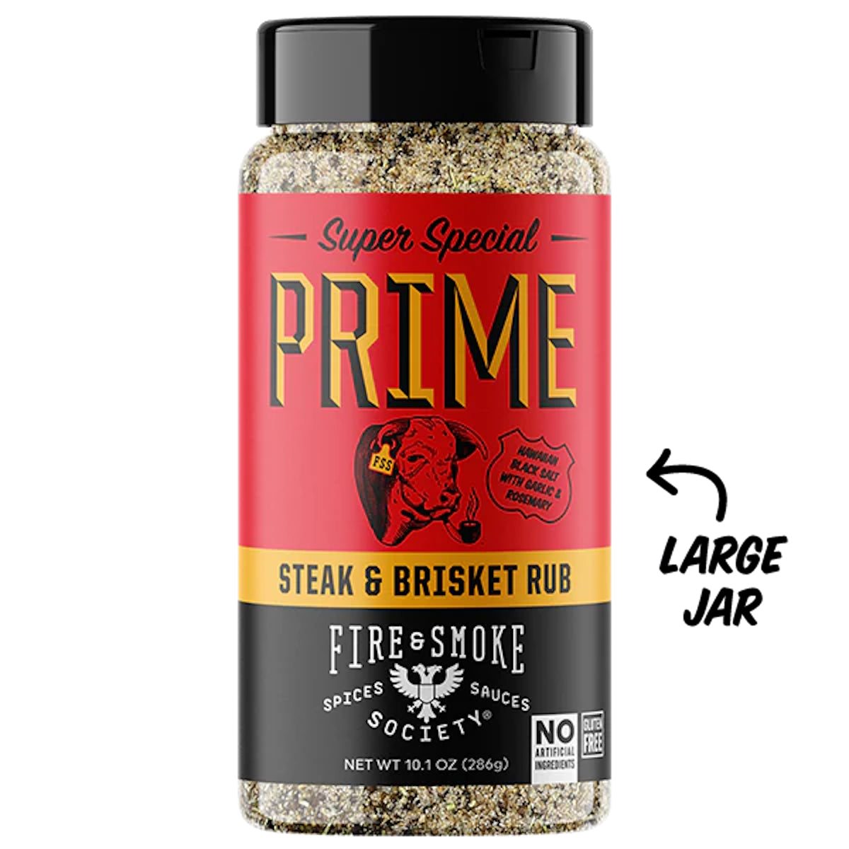 Fire & Smoke Society | Super Special Prime Steak Seasoning and Brisket Rub