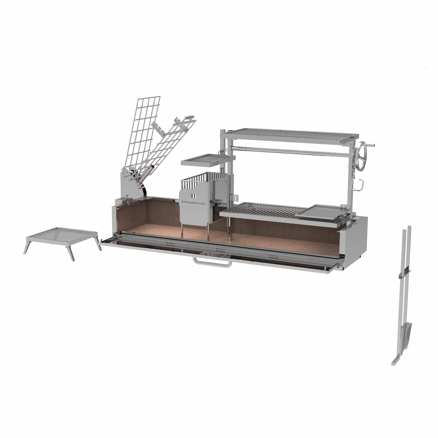 Tagwood BBQ | Argentine Wood Fire & Charcoal Gaucho Grill | BBQ08SS