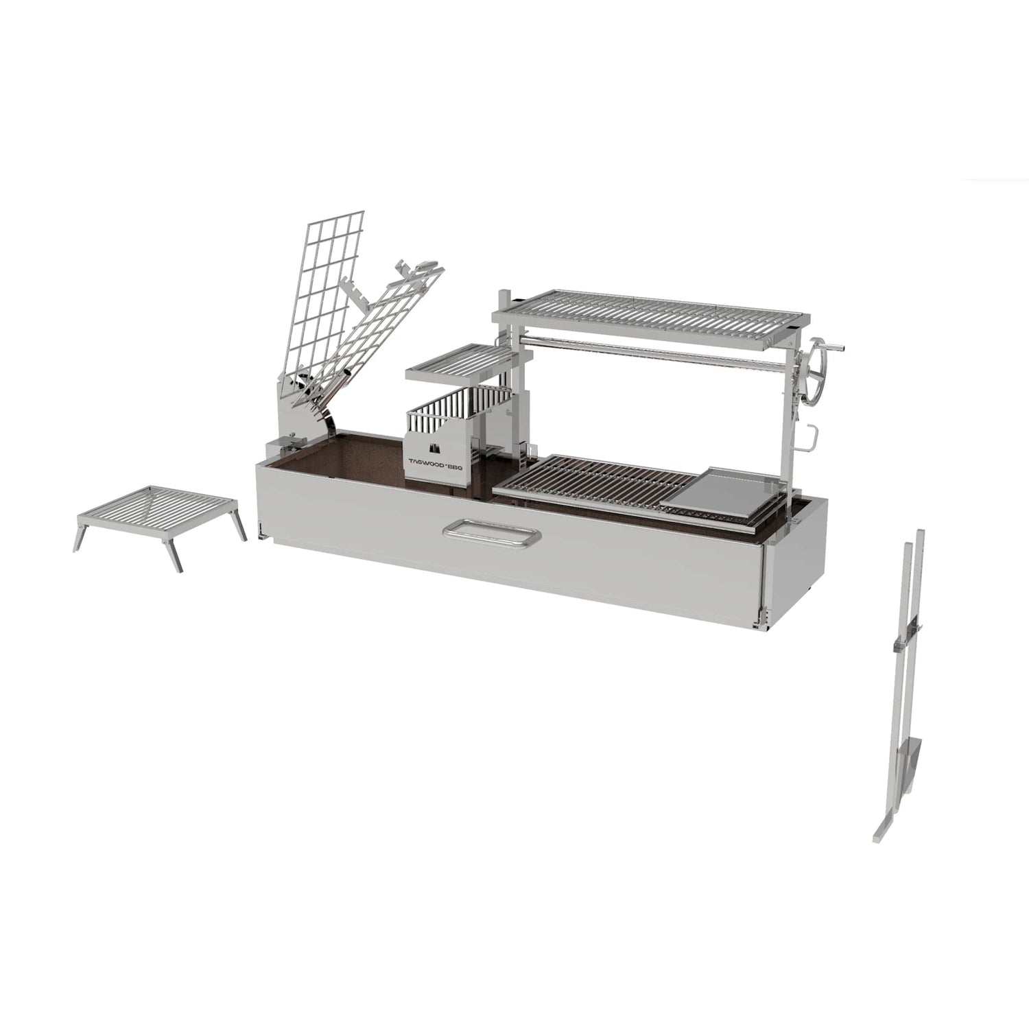 Tagwood BBQ | Argentine Wood Fire & Charcoal Gaucho Grill | BBQ08SS