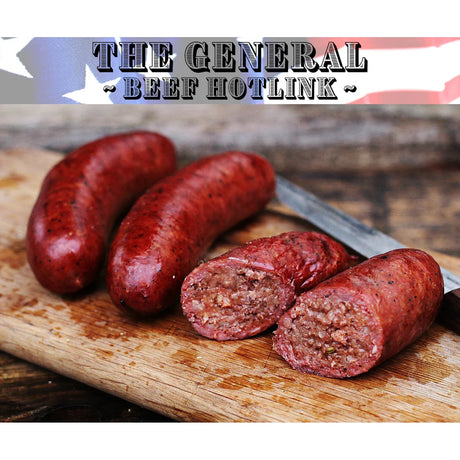 John Davidsons | The General ~ Beef Hotlink Sausage | 500g Pack