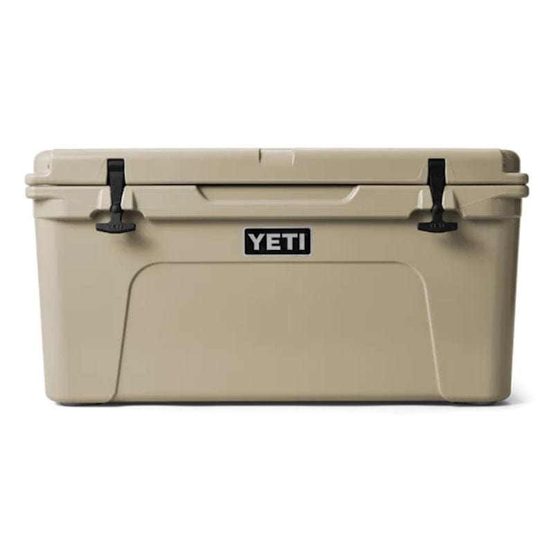front side of a closed YETI Tundra® 65 Cool Box - Tan