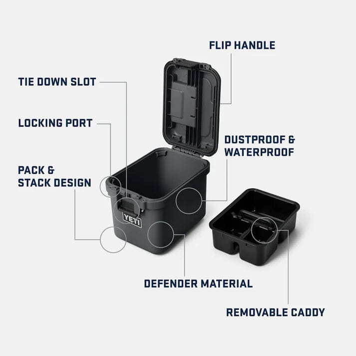 YETI LoadOut® GoBox - 15 Gear Case | Charcoal