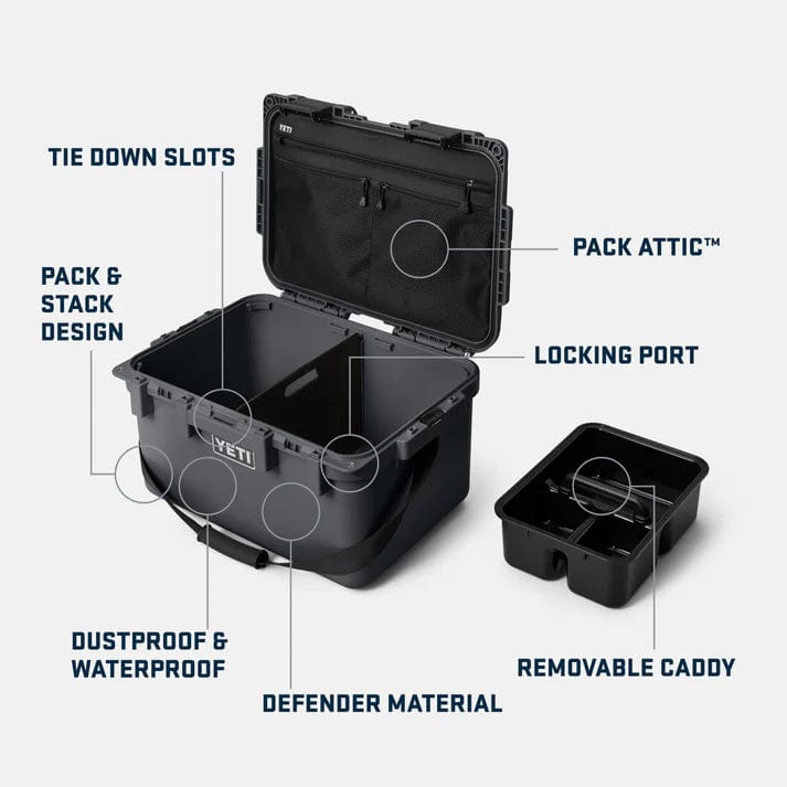 YETI LoadOut® GoBox - 30 Gear Case | Charcoal