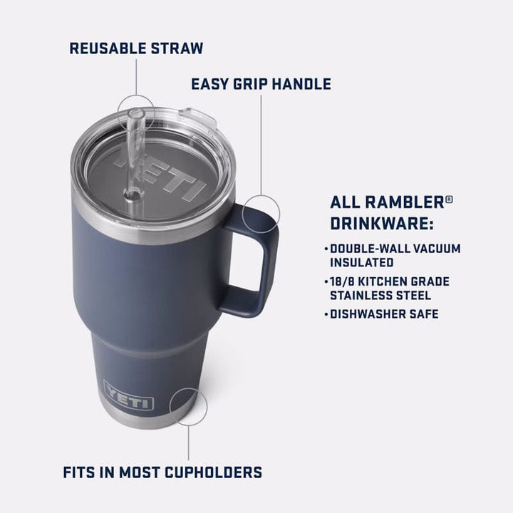 YETI | Rambler® 35 oz Straw Mug (Various Colours)