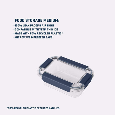 specifications for YETI Food Storage Containers