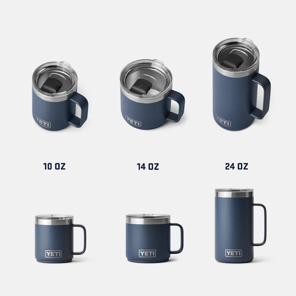 YETI | Rambler® 24 oz (709 ml) Mug With MagSlider™ Lid | Black