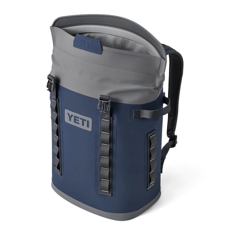 YETI Hopper Soft Backpack Cooler open