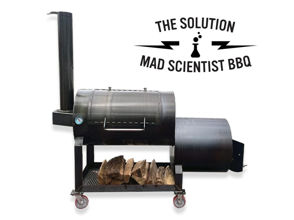 The Solution Offset Smoker By Mad Scientist BBQ