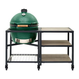 Big Green Egg | Modular Nest + Expansion Frame + Distressed Acacia Shelves