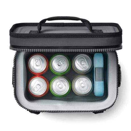 YETI Thin Ice Pack in a insulated bag with drinks