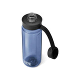 navy YETI Yonder Tether 25oz Water Bottle open