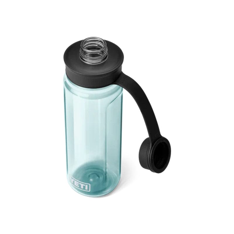 seafoam YETI Yonder Tether 25oz Water Bottle open