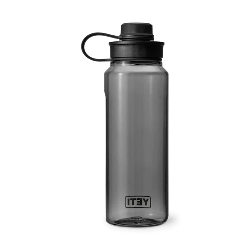 charcoal YETI Yonder Tether 34oz Water Bottle back side