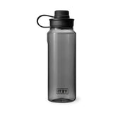 charcoal YETI Yonder Tether 34oz Water Bottle back side