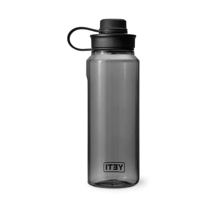 charcoal YETI Yonder Tether 34oz Water Bottle back side