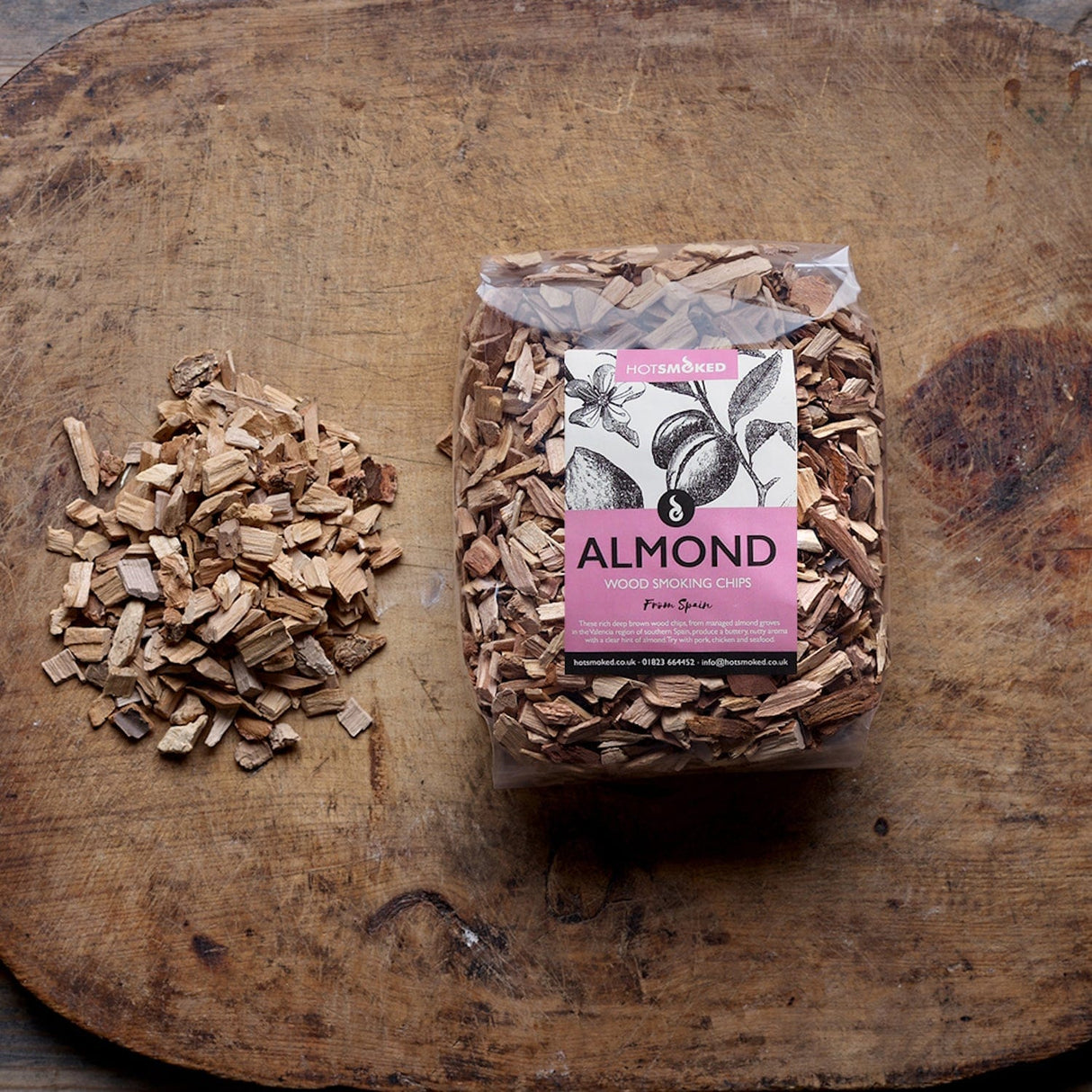 HotSmoked | Almond Smoking Chips | 500g