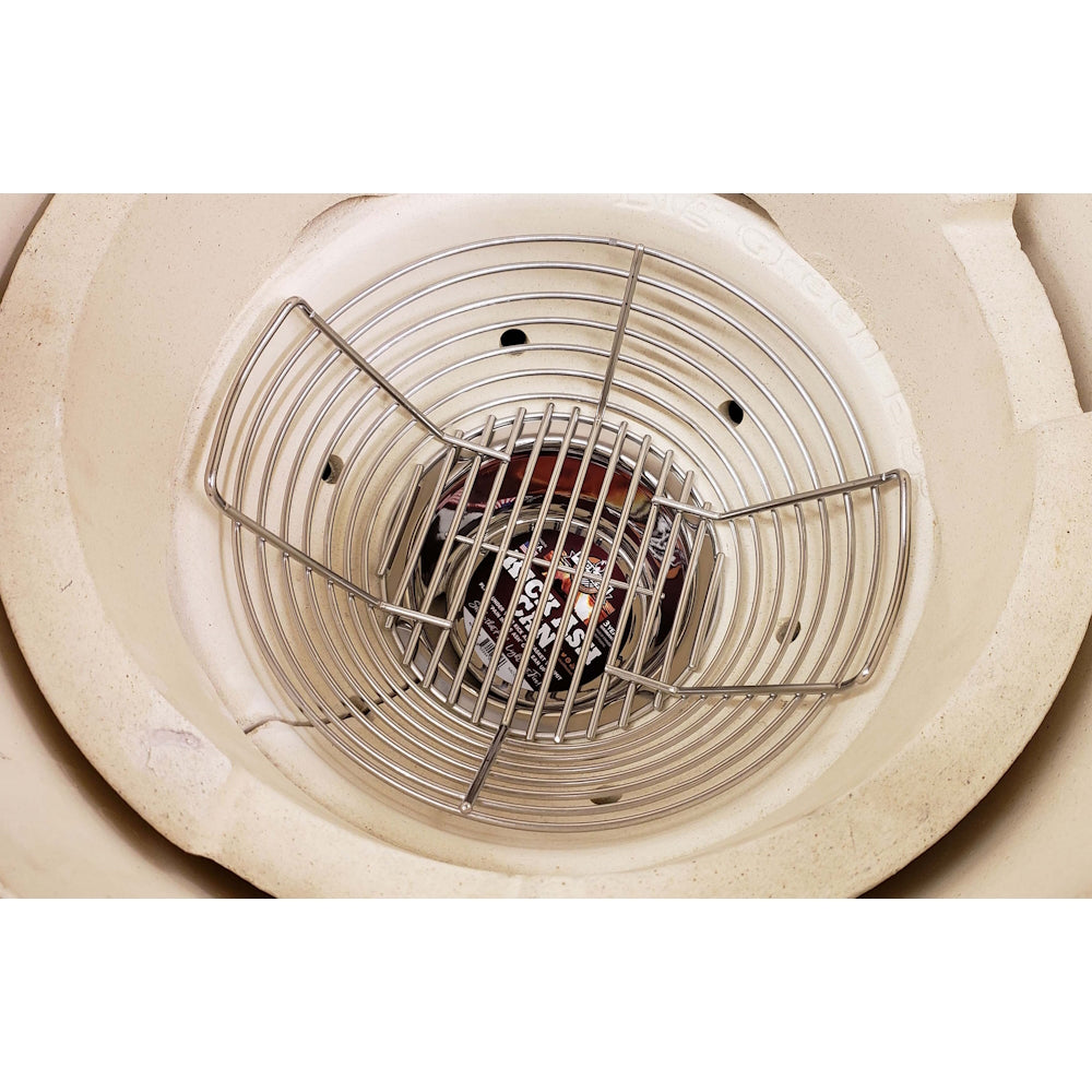 Large Kick Ash Can basket on top of can
