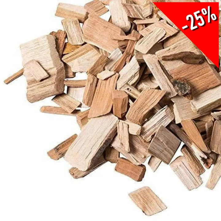 Mesquite, Maple and Hickory Large Wood Chips