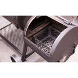 LavaLock Fire Box Charcoal Wood Basket in a grill