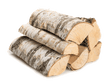 10’’ Pizza Oven & Smoker Wood Splits Chunky Silver Birch