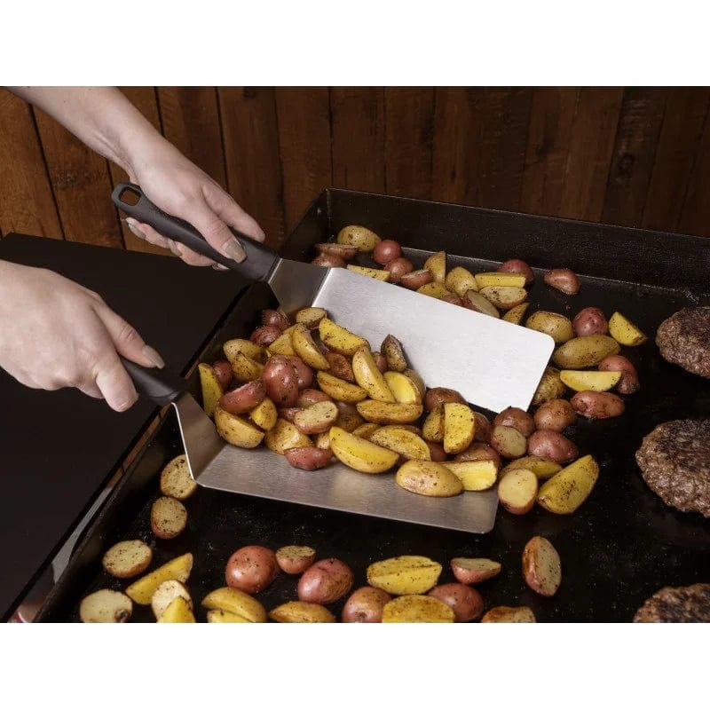 using Blackstone Griddle Professional Toolkit 5 Piece for potatoes