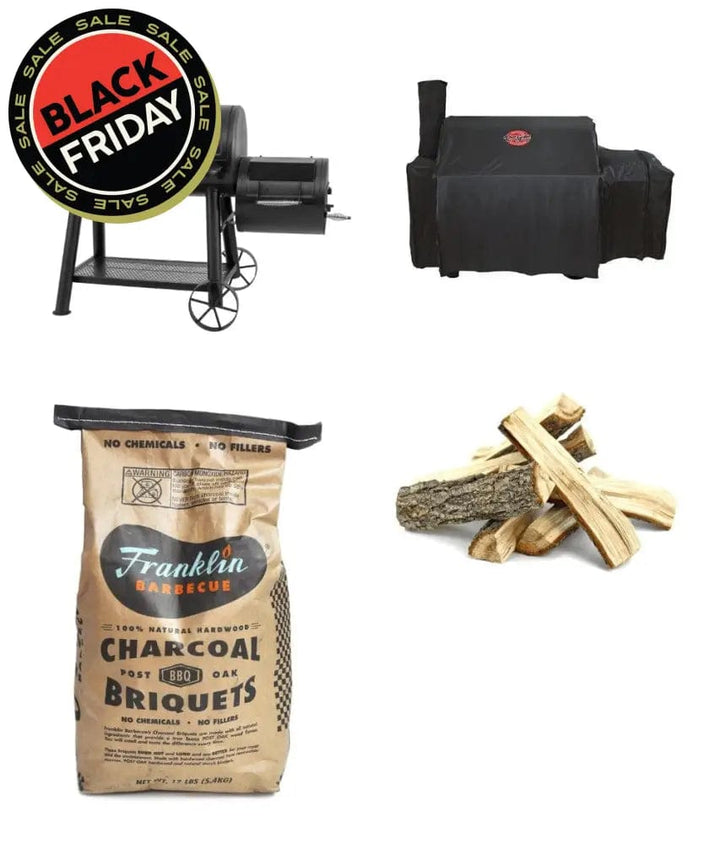 Chargriller | Grand Champ Offset Smoker + Starter Pack