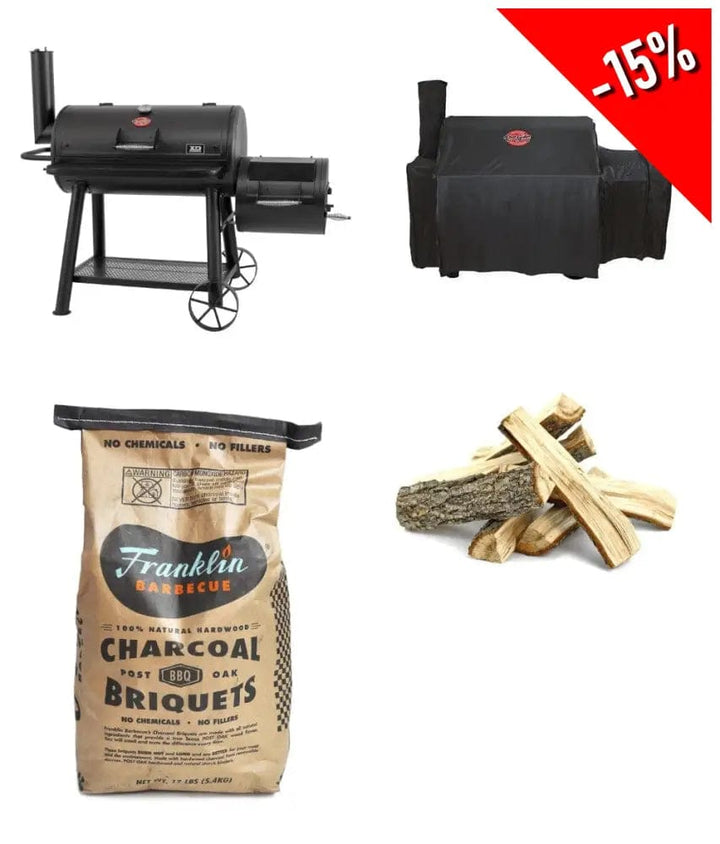 Chargriller | Grand Champ Offset Smoker + Starter Pack