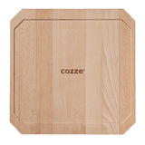 Cozze Reversible Pan with Bamboo Tray close up