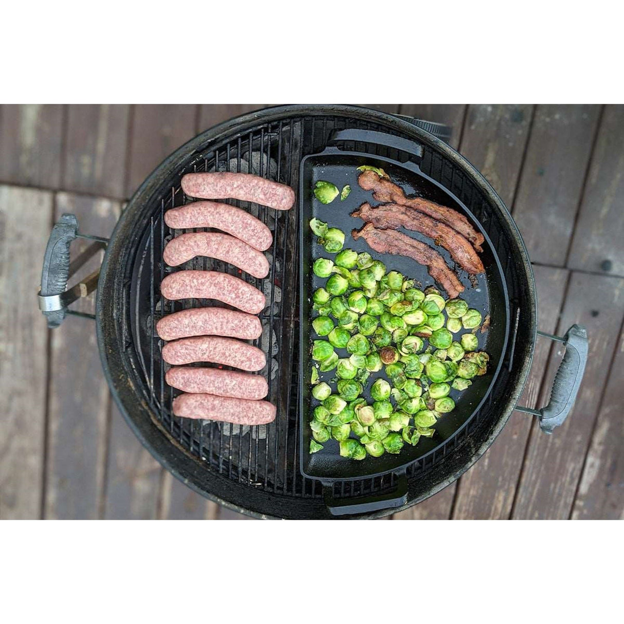 SnS Grills | Drip 'N Griddle Pan - 22" Cast Iron