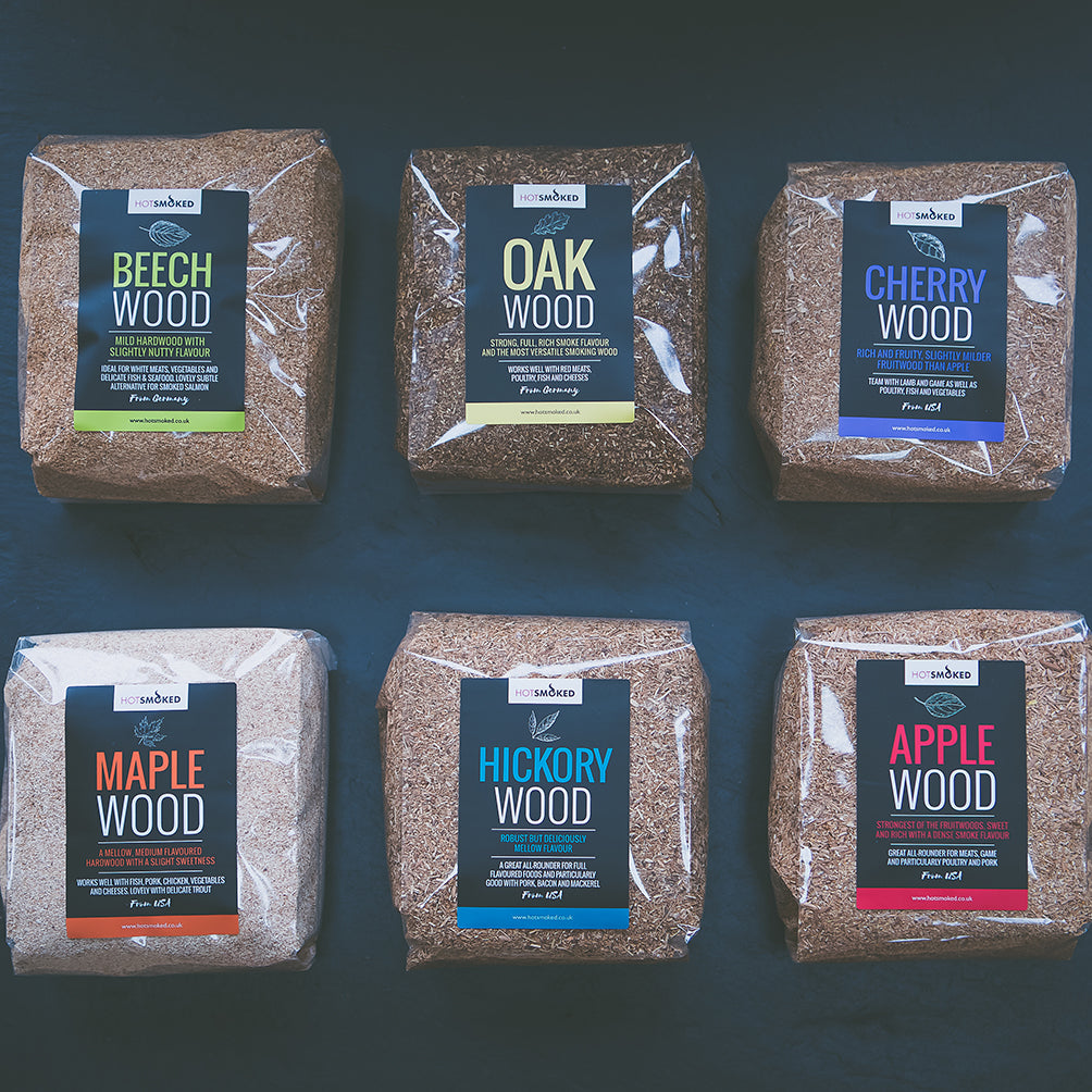 HotSmoked | Wood Smoking Dust Collection | 6 x 500g