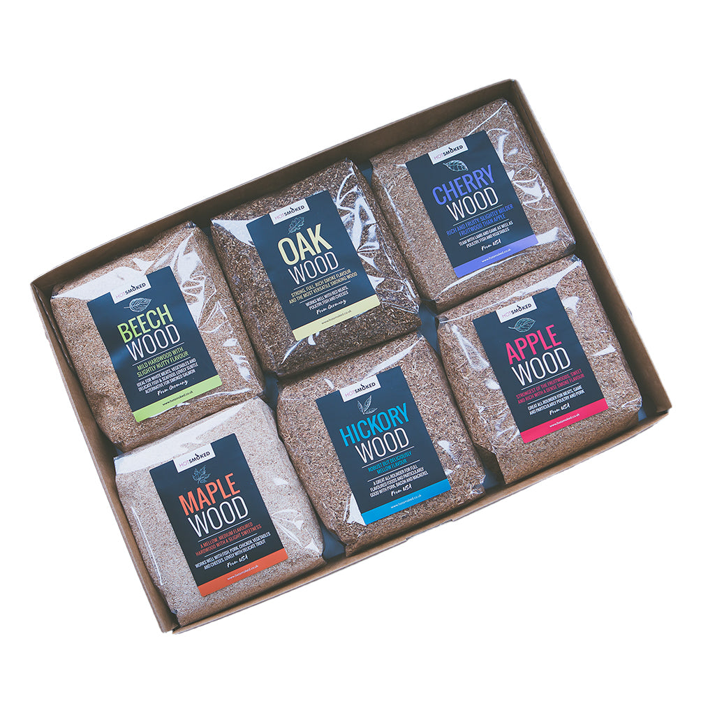 HotSmoked | Wood Smoking Dust Collection | 6 x 500g