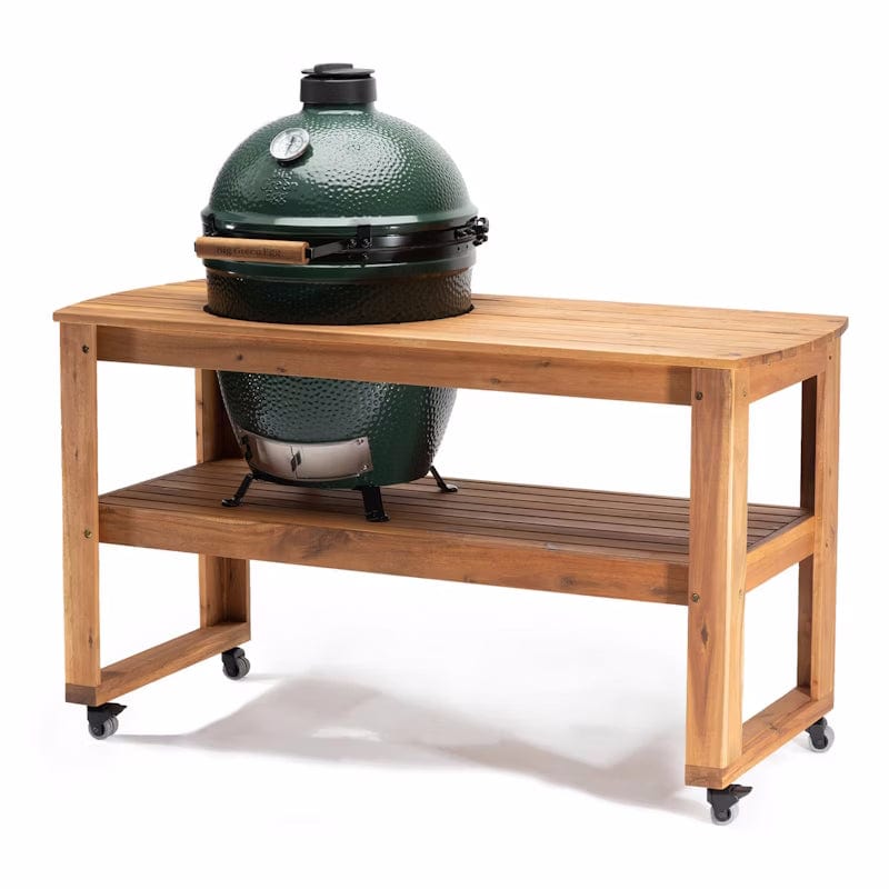 Big green egg wood table hotsell