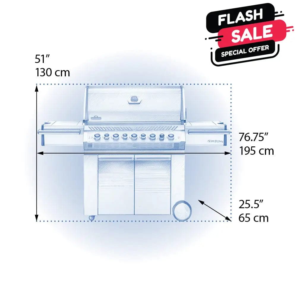 Napoleon Prestige PRO 665 RSIB dimensions