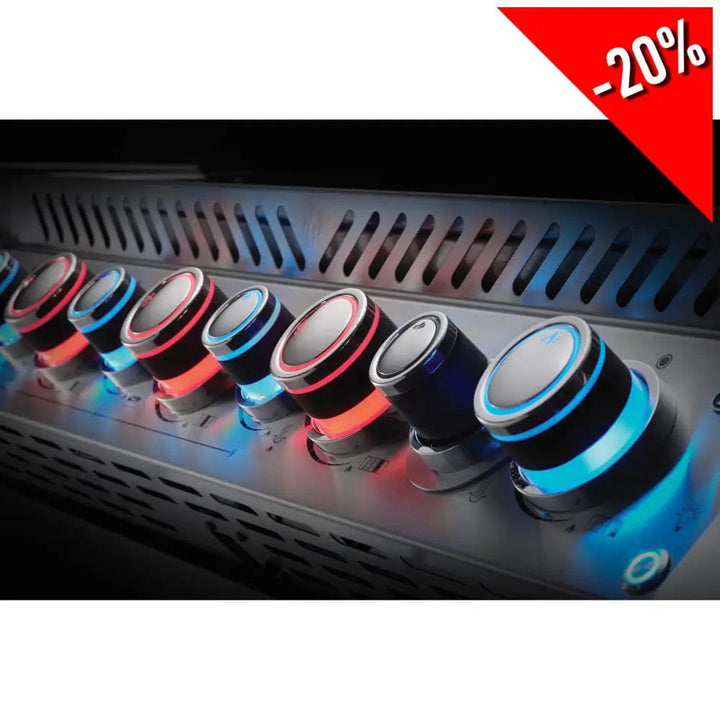 Napoleon Prestige PRO 665 RSIB blue red knob