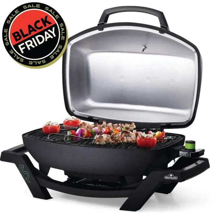 grilling with Napoleon Electric Portable BBQ Grill