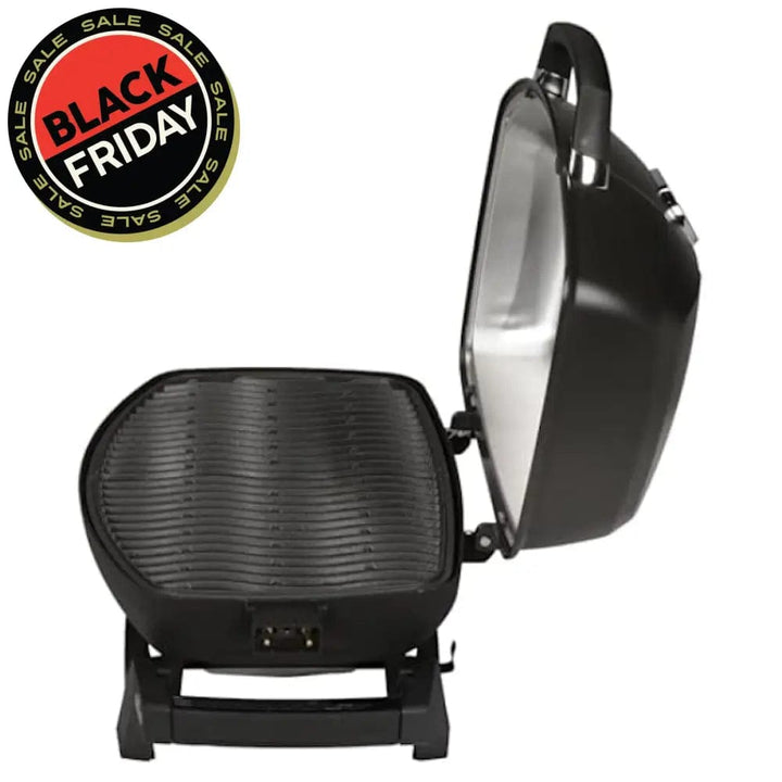 Napoleon Electric Portable BBQ Grill lid open side view