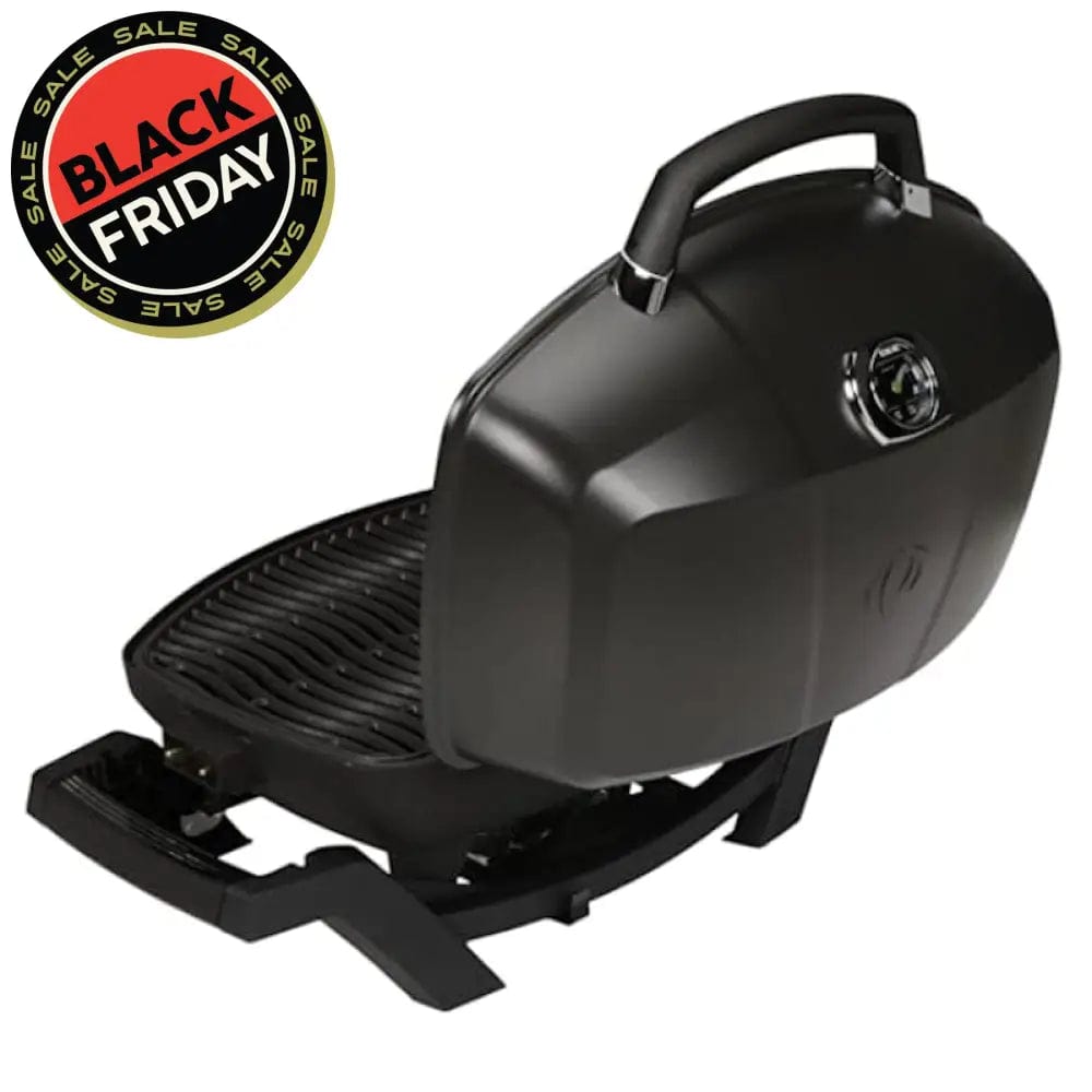 Napoleon Electric Portable BBQ Grill lid open