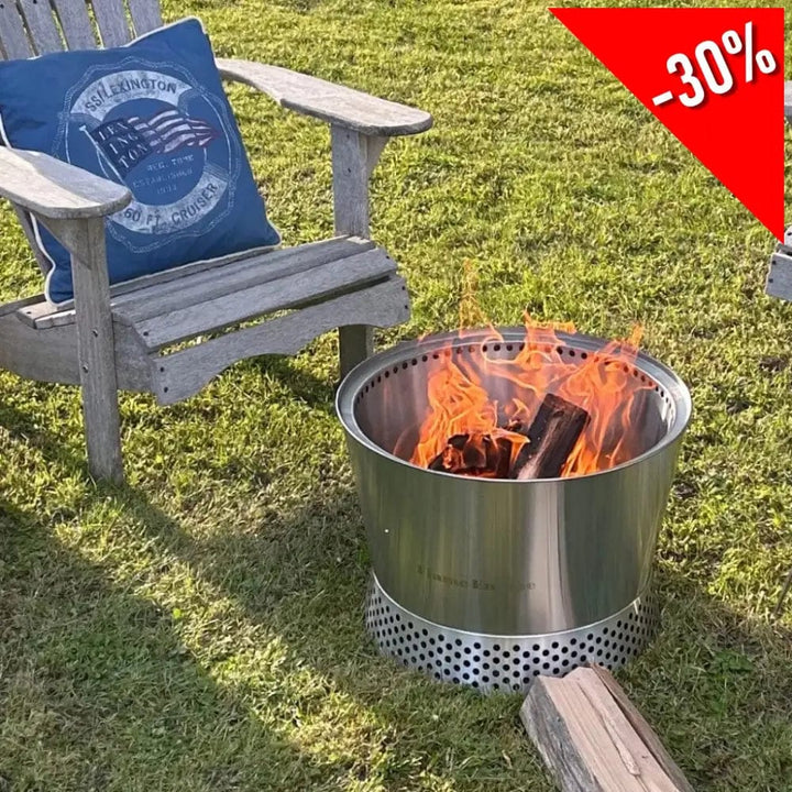 Vulcano Smokeless Firepit in use outdoors