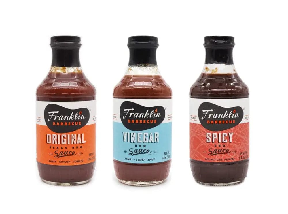 Franklin Barbecue Sauce All 3 Flavours Bbq